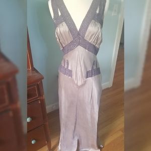 Vintage Silk Bias Gown